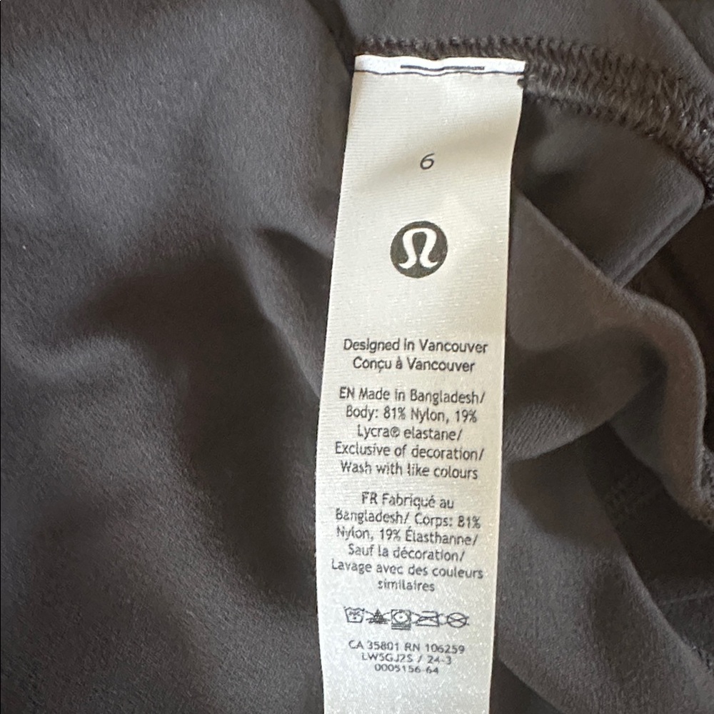 Lululemon Gray Leggings - Picture 2 of 3